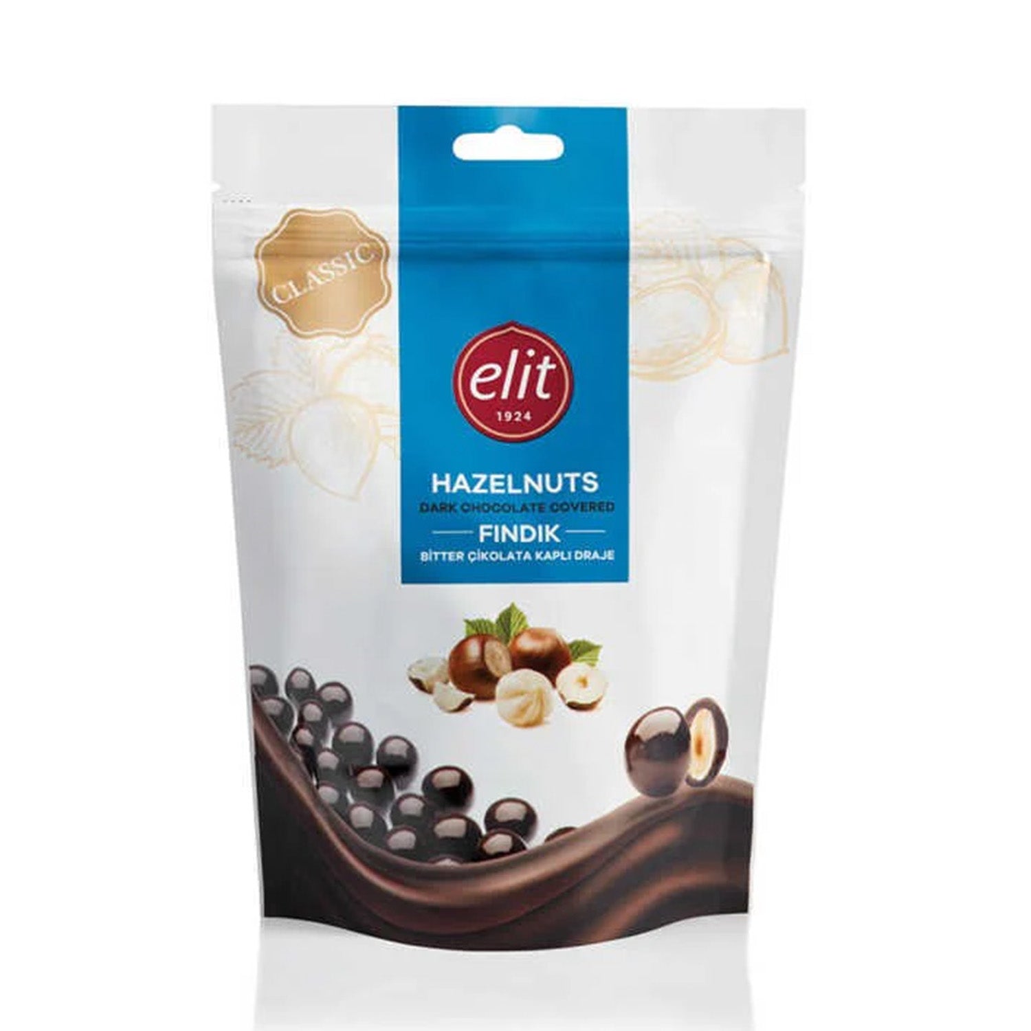 Elit Dark Chocolate Hazelnut 125G